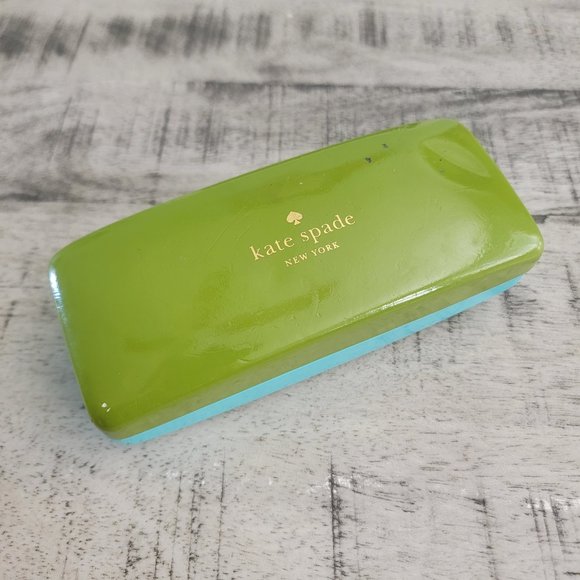 kate spade Accessories - Kate Spade New York Women's Blue and Green Glasses Case